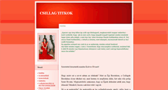 Desktop Screenshot of csillagtitkok.hu